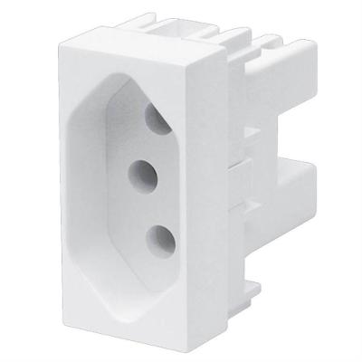 Tomada 2p+t 10a 250 Volts Elegance - 2238 - Fame Tomada 2p+t 10a-250v Elegance Fame 092.2238.3