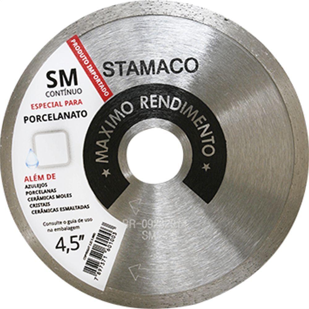 Disco Diamantado Para Porcelanato Aliafor Contínuo Sm 110mm - 1003 - Stamaco Disco Diam.aliaf.contin.sm 110mm Stamaco - 1