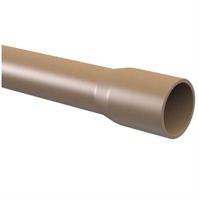 Tubo Pvc Para água Fria Soldável 3 Metros 1.1-4"" 40mm Marrom - 10.12.184.1 - Tigre Tubo Soldavel 40mmx3m Marrom
