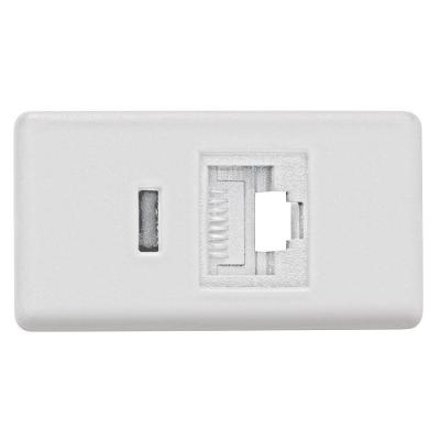 Tomada Para Telefone Rj11 Branco -57115-051 - Tramontina Tomada P-telefone Rj11 Branco Tramontina 57115-051