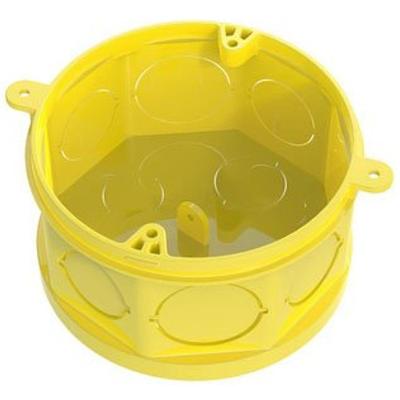 Caixa 4""x4"" Octogonal Fundo Móvel Amarela - 33043155 - Tigre Caixa Octog.fundo Movel 4x4 Tigreflex 33043155