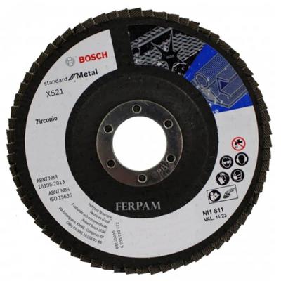 Disco Flap X521 Para Metal Grão 40 115mm - 2608619288 - Bosch