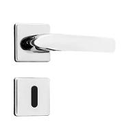 Conjunto De Fechadura Interna 1700 Viena Cromado - 94463 - Silvana - 1