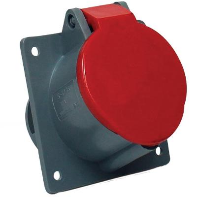 Tomada De Embutir 3p+t 32a 380-440v - S4246 - Steck Tom Embut 3p+t32a 380-440v S-4246 Steck