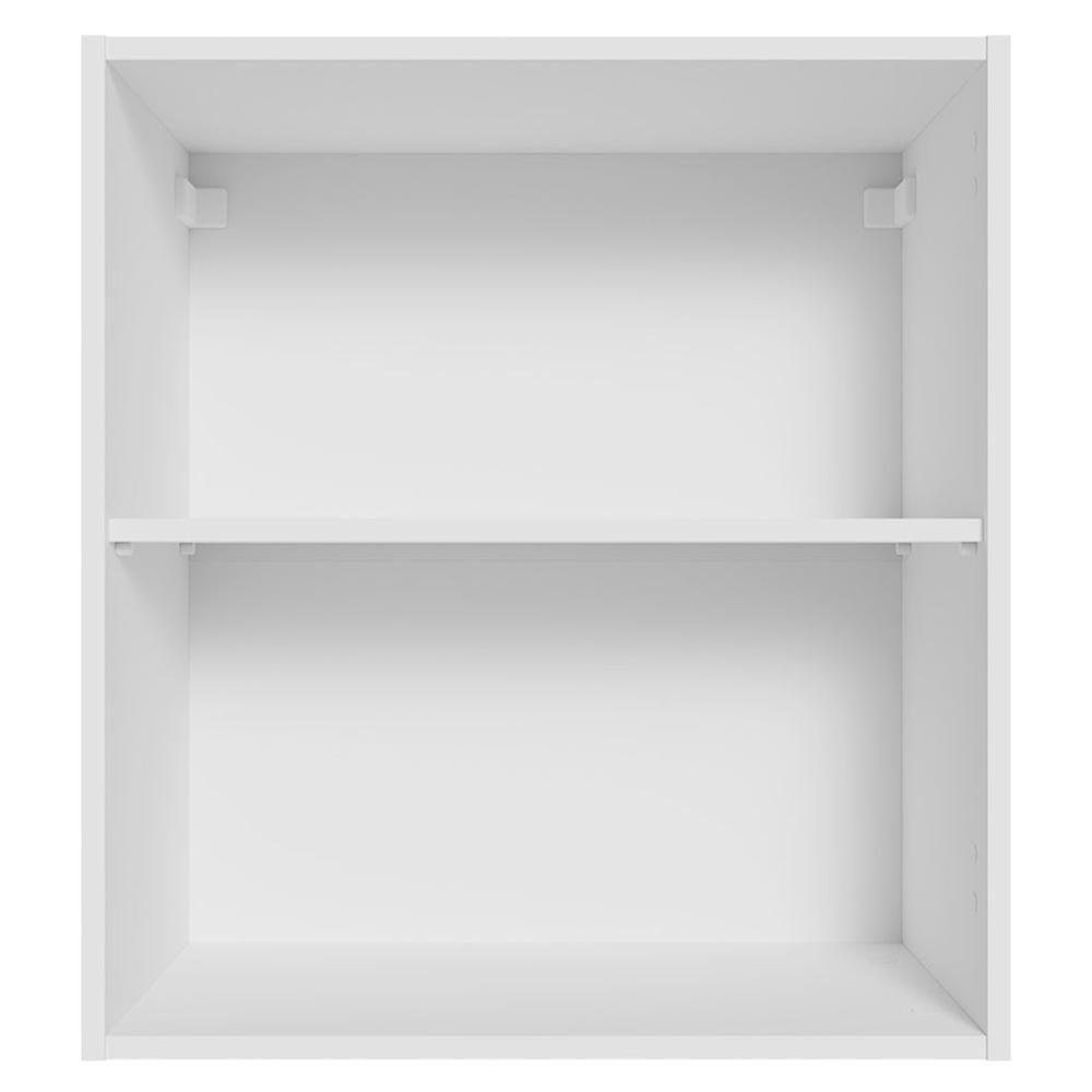 Armário Aéreo Para Quarto 60 Cm 2 Nichos Abertos Branco Neo Madesa - 5