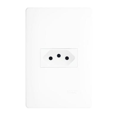 Tomada 2p+t 10a 250 Volts Habitat - 2097 - Fame Tomada 10a C-placa Habit 2097 Fame 062.2097.4