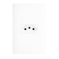 Tomada 2p+t 10a 250 Volts Habitat - 2097 - Fame Tomada 10a C-placa Habit 2097 Fame 062.2097.4 - 1