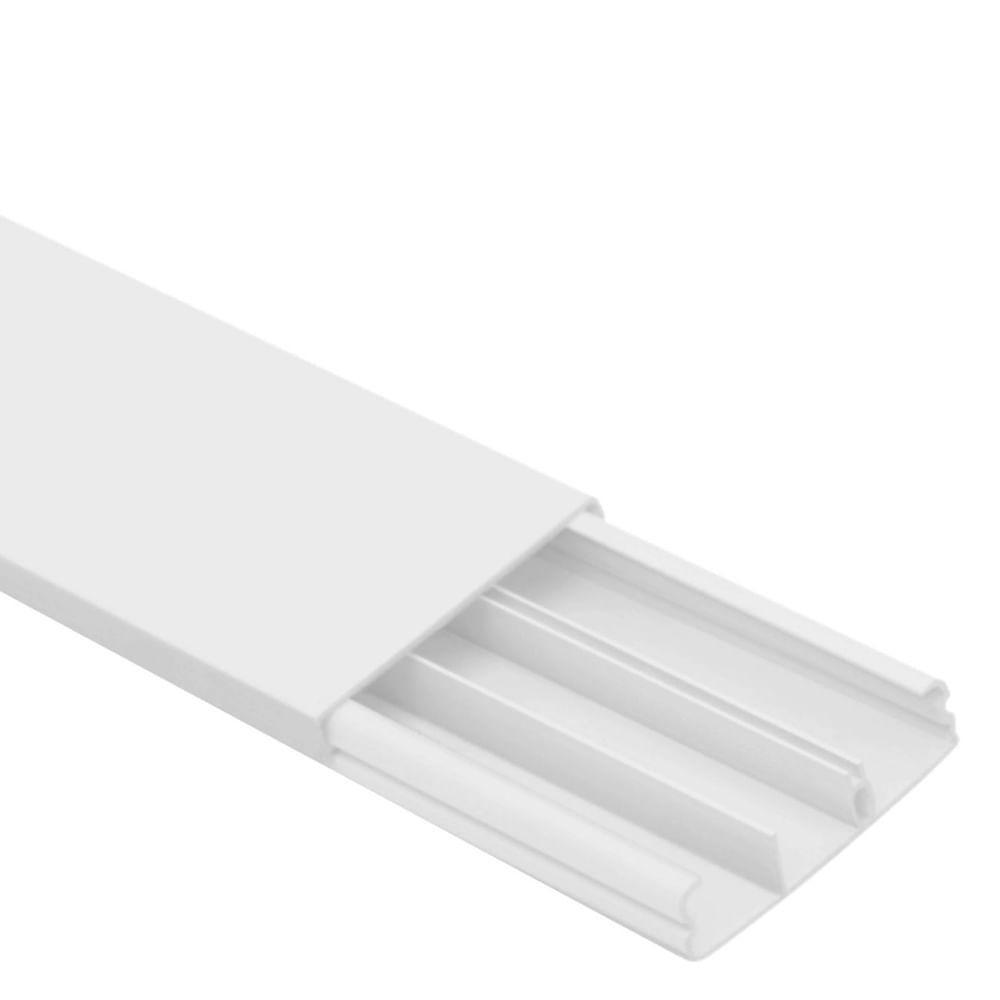 Canaleta Com Tampa E Divisão 40x10x2.000mm Sistema Externo - 5111 - Fame Canaleta C-tampa 40mm Fame 51151110 - 1