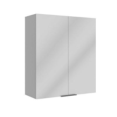 Armário Aereo Duplo 917002-01 Lumina 2 Portas Lacca Telasul Cinza