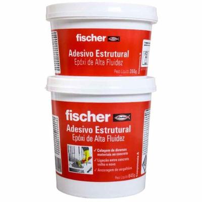 Adesivo Estrutural Impermeável Epóxi De 1 Kilo - 603305 - Fischer Adesivo Estrutural Epoxi - 603305 - Fischer