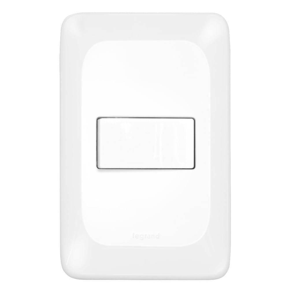 Interruptor Simples 10 Ampères 4x2 - Lgx010 - Pial Interruptor Simples 10a 4x2 Pial Pop - Lgx010 - Pial - 1