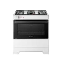 Fogão Esmaltec 5 Bocas Ideal Top Mesa Inox Tampa De Vidro Forno 84 Litros Branco T5IAB Bivolt - 1