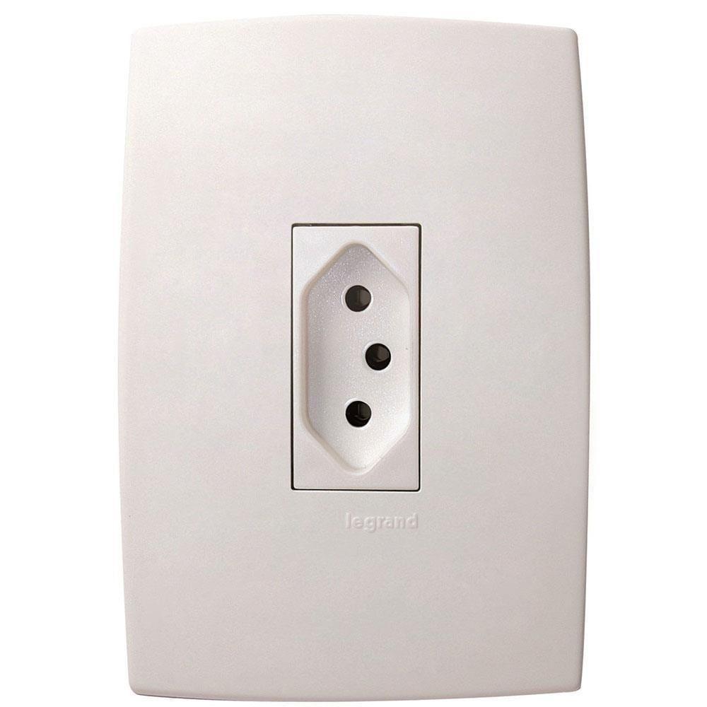 Conjunto De Tomadas 2p+ T Pb 4x2 10a - 615076 - Pial Cj.tomada 2p+t Pb 4x2 Pplus 10a Pial 615076 - 1