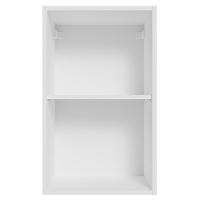 Armário Aéreo Para Quarto 40 Cm 2 Nichos Abertos Branco Neo Madesa - 5