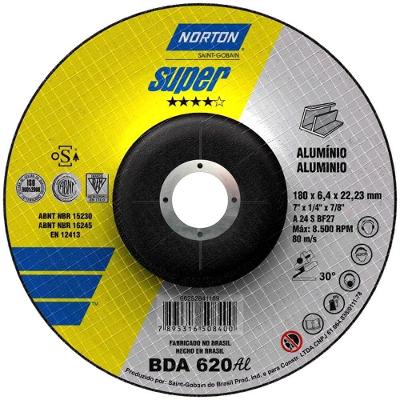Disco De Desbaste Bda 620 180x6,4x22,23mm - 66252841189 - Norton