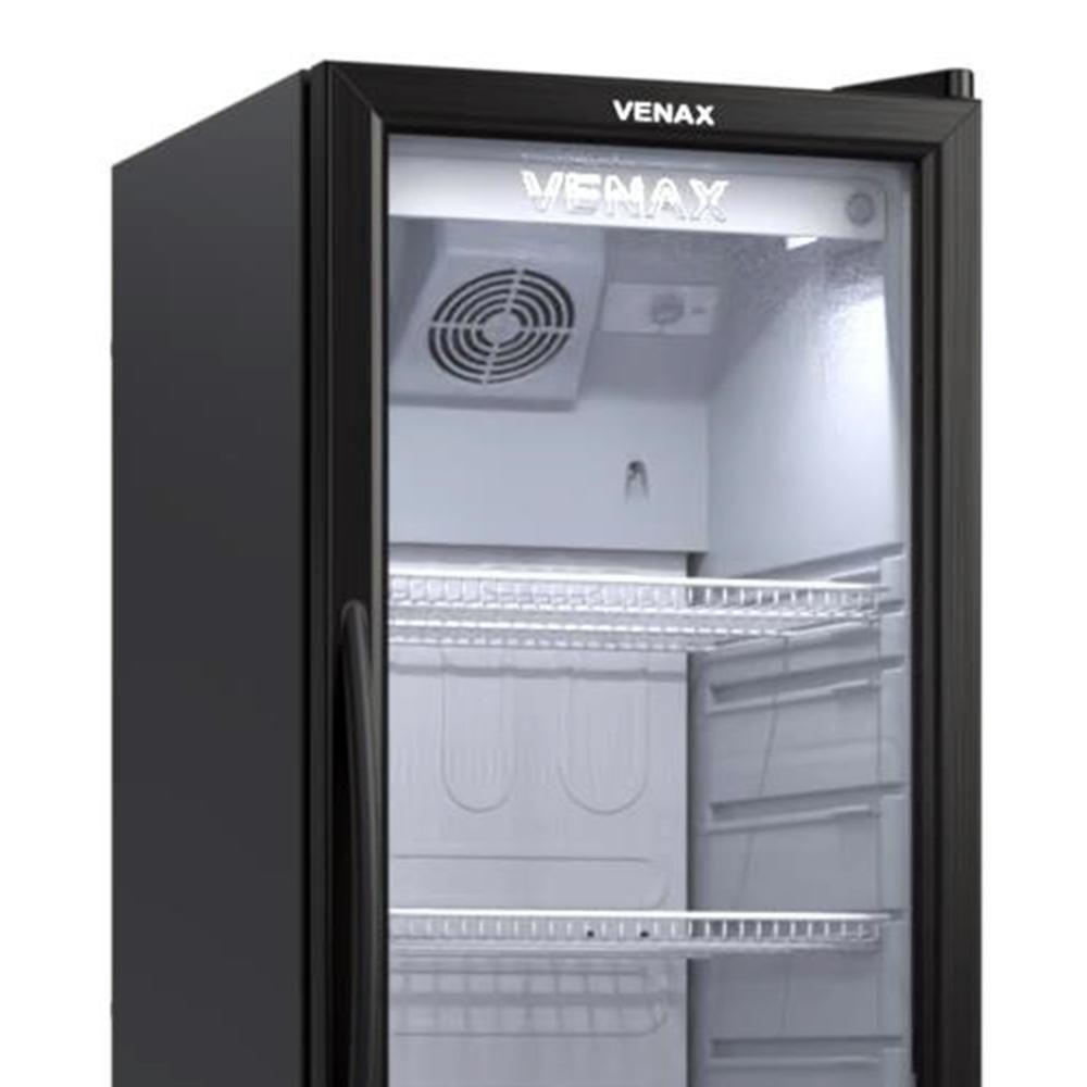 Refrigerador Expositor De Bebidas 209L Preta 0ºc A 5ºc Vv200 Pr Venax 25929 110V - 5