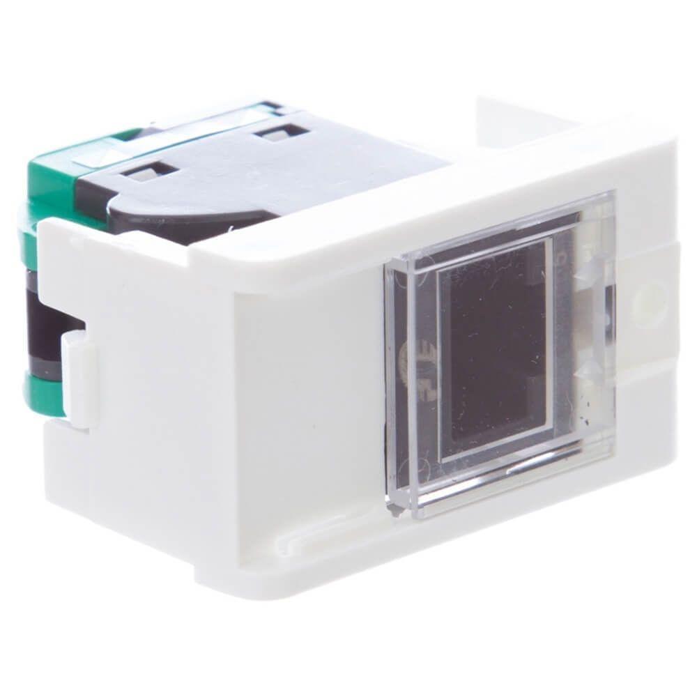 Módulo Tomada Rj45 8 Fios Utp Cat5e Branco Lunare - Prm47751 - Schneider Modulo Tom.rj45(8fios) Utp Cat.5e 1m Br - 1