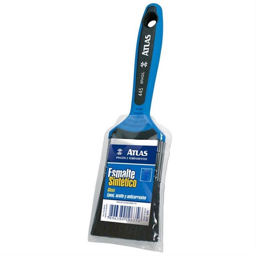Trincha Dupla Esmalte Sintético 2"" - 445-5 - Pincéis Atlas Trincha Dupla Esmalte Sintetico 2" Atlas 445-5 - 1