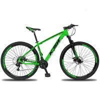 Bicicleta Aro 29 Ksw 27v Alivio, Freio Hidraulico, Trava E K7 - 15 Verde-preto - 1
