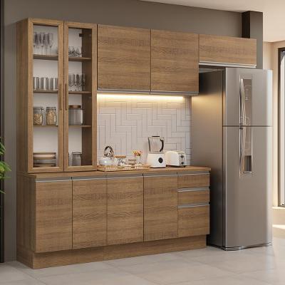 Armário De Cozinha Completa 270cm Rustic Glamy Madesa 16