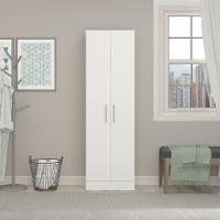 Armário Multiuso Com 2 Portas 52x170cm Mdp 3000 Menu Móveis Branco - 2