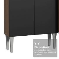 Armário De Cozinha Completa 197 Cm Rustic-preto Emilly Madesa 01 - 7