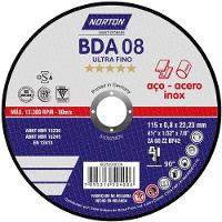 Disco De Corte Com Depressão Central Bda 08 115x0,8x22,23mm - 66252920338 - Norton - 1