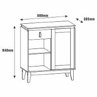 Aparador Café Rubi Off White/noce - 5