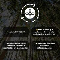 Cozinha Compacta Balcão Tampo Armário Aéreo Menu Móveis Branco - 4