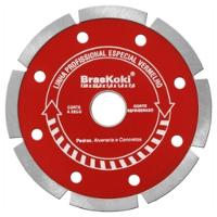 Disco Diamantado 125mm Segmentado Vermelho - 22.0920216 - Braskoki Disco Diamantado 125mm Segmentado Vermel - 1