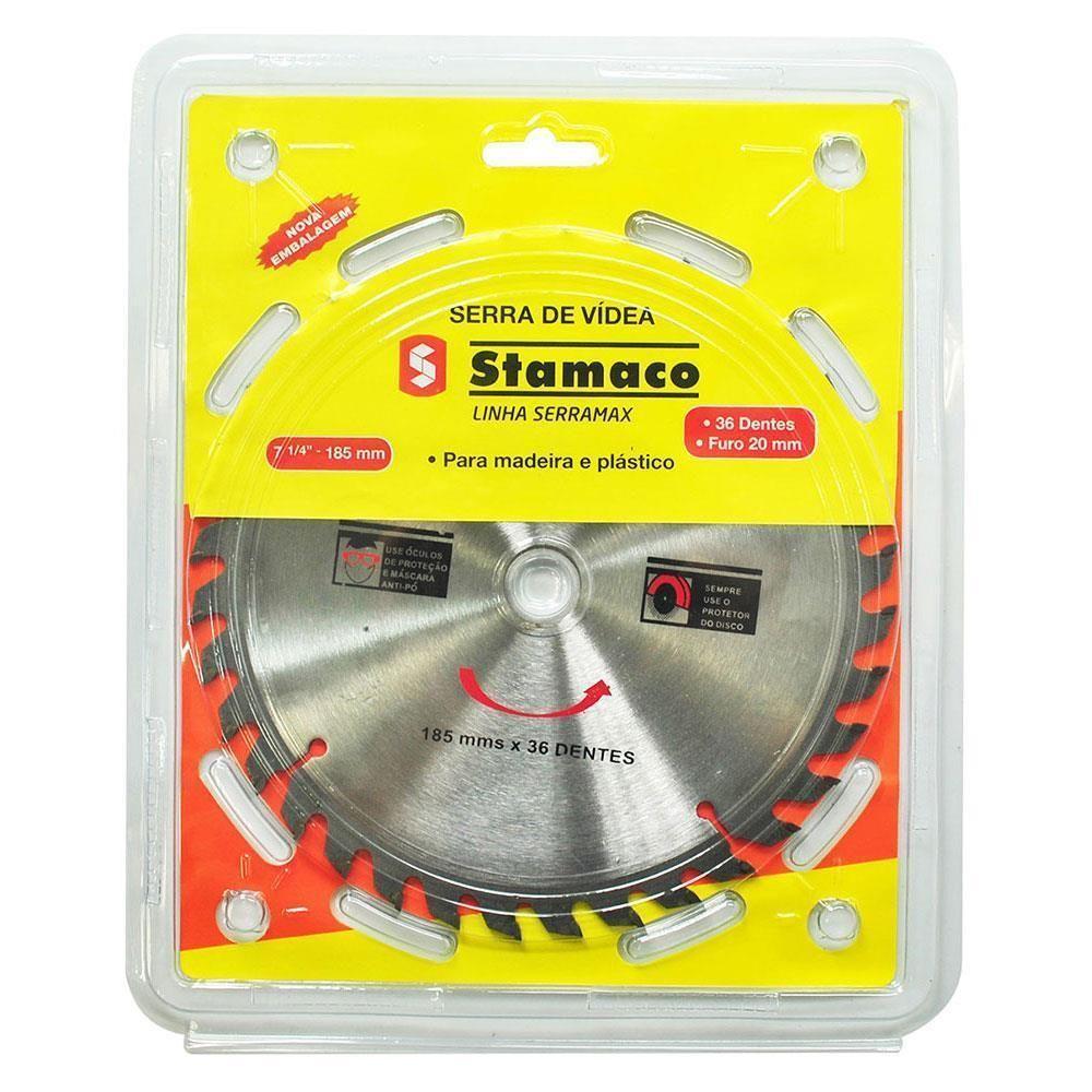 Disco De Videa Serra Serramax 7.1-4"" 36 Dentes - 2055 - Stamaco Serra Videa Serramax 71-4 - 36 Dentes 205.5 - 1