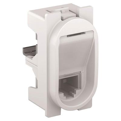 Tomada Para Telefone Rj11 4 Fios Porta Etiqueta Branco Nereya - 663071 - Pial Tomada Tel Rj11 4fio P Etiq Br Nereya Pi