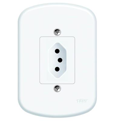 Conjunto Tomada 2p+t 20a 250 Volts Blanc -1350 - Fame Conj.1tomada Padrao 2p+t 20a Fame 1350 .