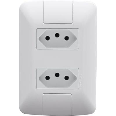 Conjunto Com 2 Tomadas 2p+t 20 Ampères 250 Volts - 57241066 - Tramontina