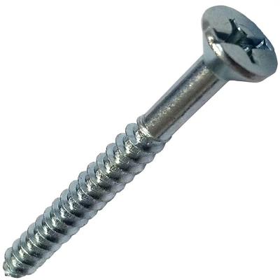 Parafuso Para Madeira Com Cabeça Chata 6,1x65 Com 20 Unidades - Pmd-77 - Fixtil