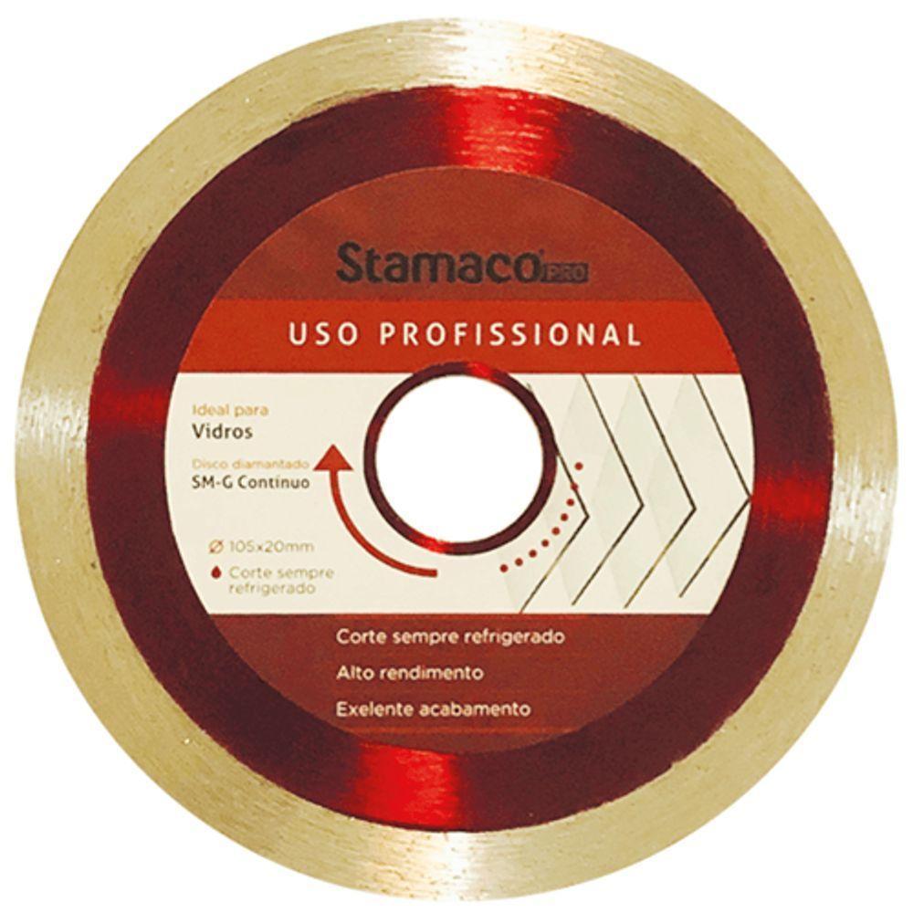 Disco Diamantado Para Vidro Smg De 4"" 105mm - 1096 - Stamaco Disco Diam.aliafor Smg P-vidro Stamaco 109.6 . - 1