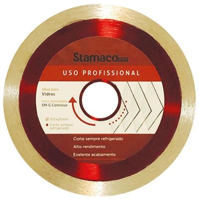 Disco Diamantado Para Vidro Smg De 4"" 105mm - 1096 - Stamaco Disco Diam.aliafor Smg P-vidro Stamaco 109.6 .