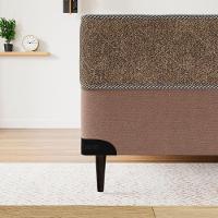 Base Sommier Camurça Bege Casal 138x188x23cm - 1051611837 - Ortobom Base Sommier Camurça Bege Casal 138x188x23 - 5