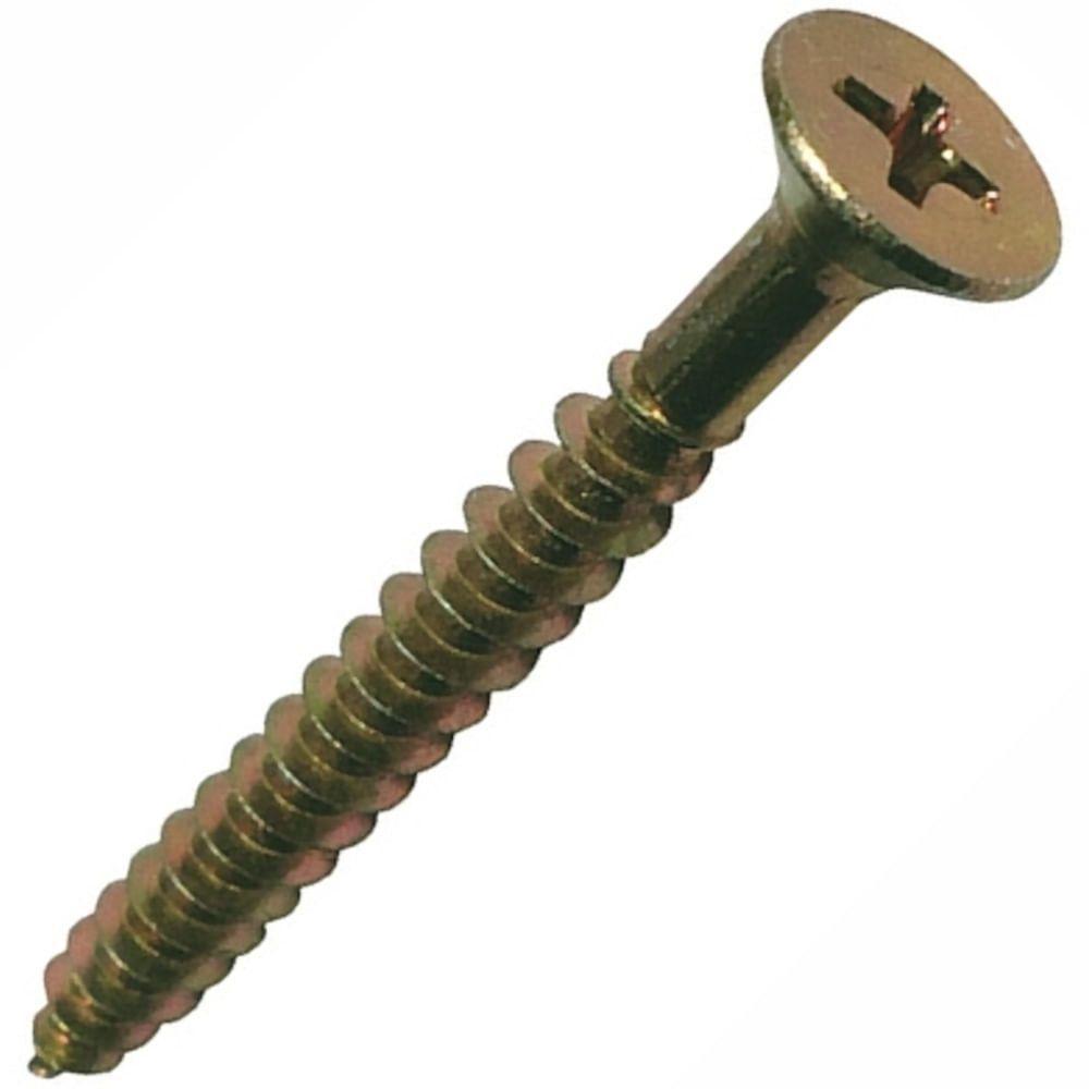 Parafuso Para Aglomerado Phillips Com Cabeça Chata 4,5x40mm Com 30 Unidades - Pac-40 - Fixtil - 1