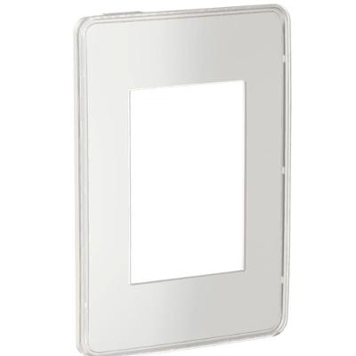 Placa 4x2 3 Postos You Branca - S739103009 - Schneider Placa 4x2 3 Postos Br-you Schneider