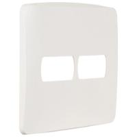 Placa 4x4 2 Postos Separados Branca Miluz - S3b77420 - Schneider Placa 4x4 2 Postos Separados Br Schneide - 1