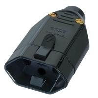 Plugue Fêmea 2p+t 20a Preto - 2147 - Fame Plugue Femea 2p+t 20a Preto Ref.2147 Fam 2147. - 1