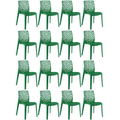 Kit 16 Cadeiras Gruvyer Verde