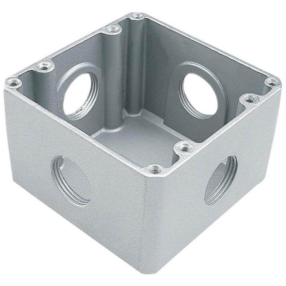 Caixa Para Piso Cega E Alta 4x4 - 56120000 - Tramontina Caixa P-piso 4x4 Cega Alta Tramontina 56120-000 - 1