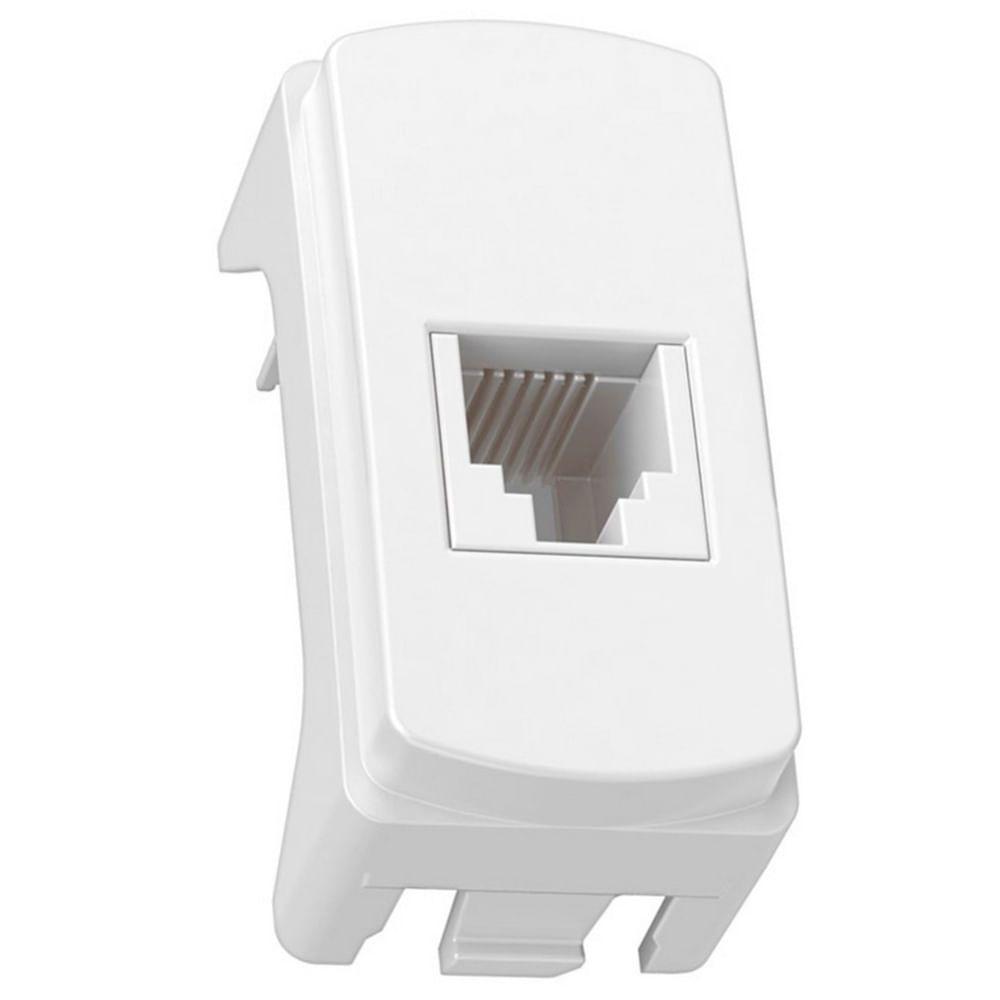 Módulo Tomada Rj11 2 Fios Branco Miluz - S3b74900 - Schneider Modulo Tomada Rj11 (2 Fios) 1m Br S3b74900-miluz - 1