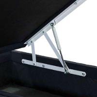 Base Baú Phy Camurça Preto Solteiro 88x188x39cm - 1051612176 - Ortobom - 4