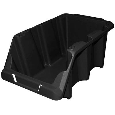 Kit Com 6 Gavetas Empilháveis N°3 Preta - 42017 - Presto