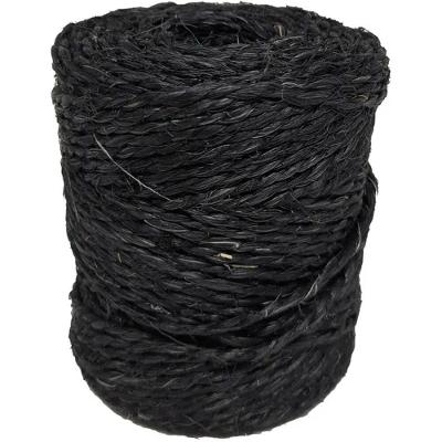 Fio De Sisal 2,5mm Preto Nero 80 Metros - Z0902023100 - Sisalsul