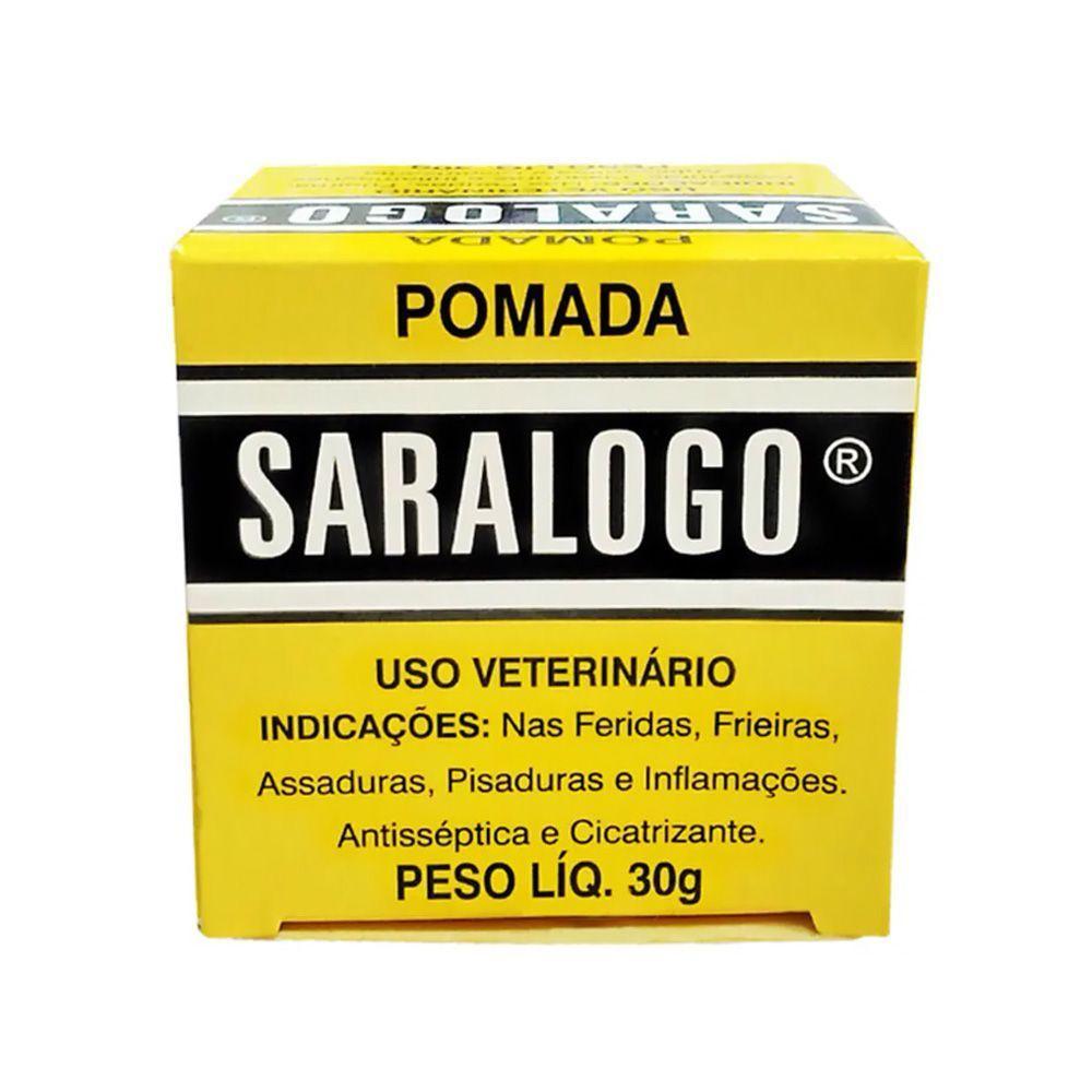 Pomada De Cicatrização Para Prevenção E Tratamento De Assaduras Para Cães E Gatos Saralogo 30g - 1