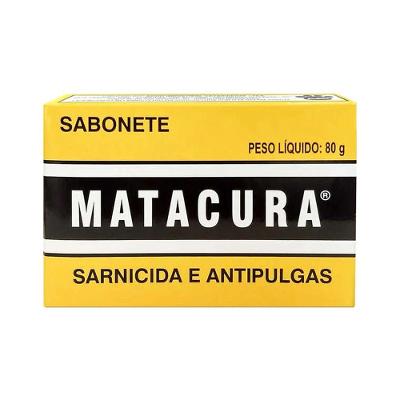 Sabonete Sarnicida Para Piolhos Pulgas Sarnas Matacura 80g